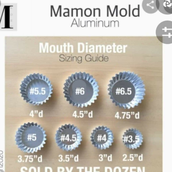 Ensaymada mould #4.5 6pcs - Picture 2 of 4